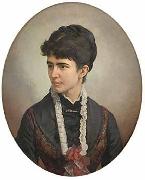 Victor Meirelles Portrait of a woman oil painting artist